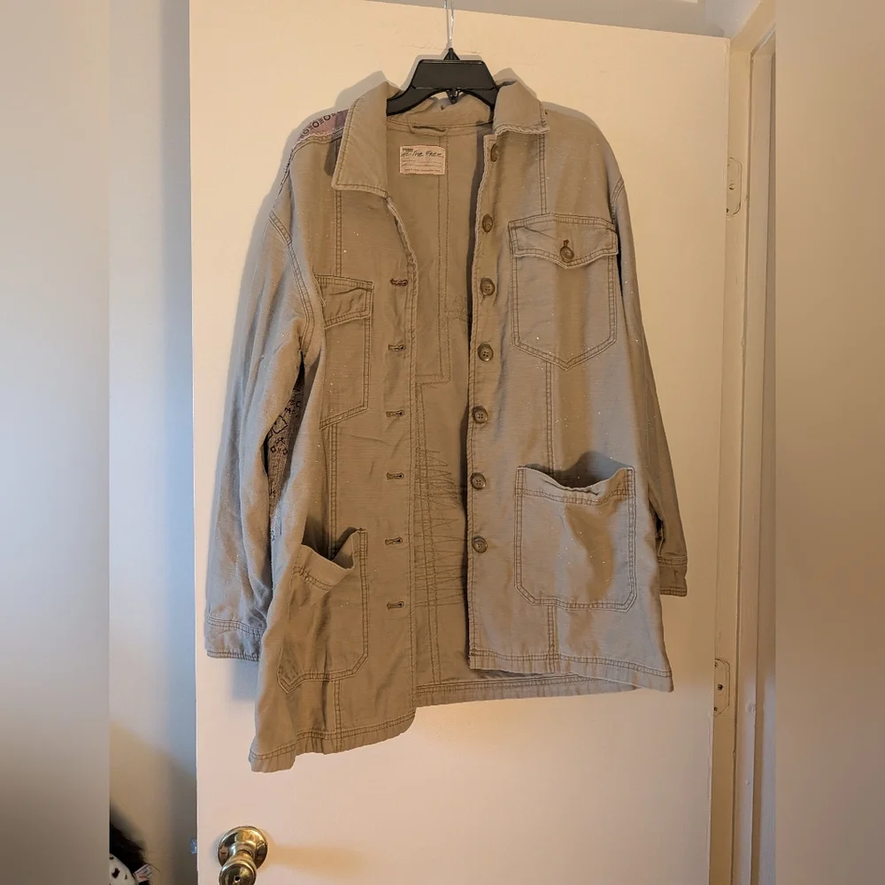 Free People - Swept Up Shirt Jacket, Size Medium, NWOT - Picture 3 of 8